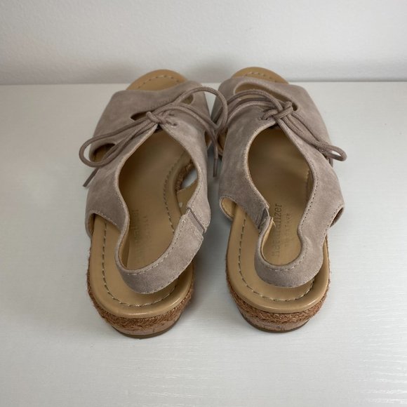 Naturalizer Reilly Turtledove Suede Espadrille Sling Back Sandal - Size … - Picture 4 of 10